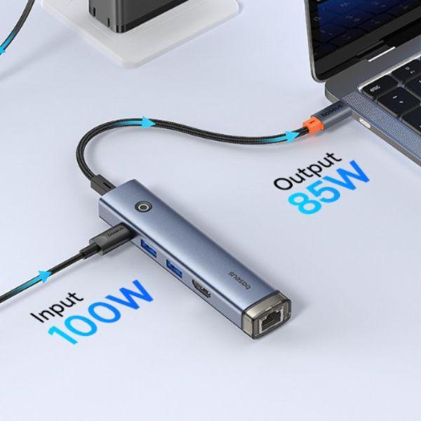 Hub Chuyển Đổi Baseus UltraJoy AIR Space 5 cổng