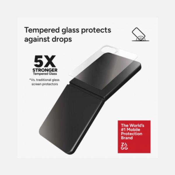 Miếng Dán Cường Lực ZAGG IS Glass Elite Samsung Galaxy Z Flip7
