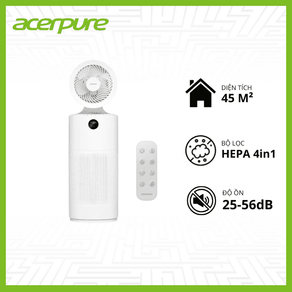 Máy Lọc Không Khí Kết Hợp Quạt Đối Lưu 2in1 Acerpure Cool C2-UVC