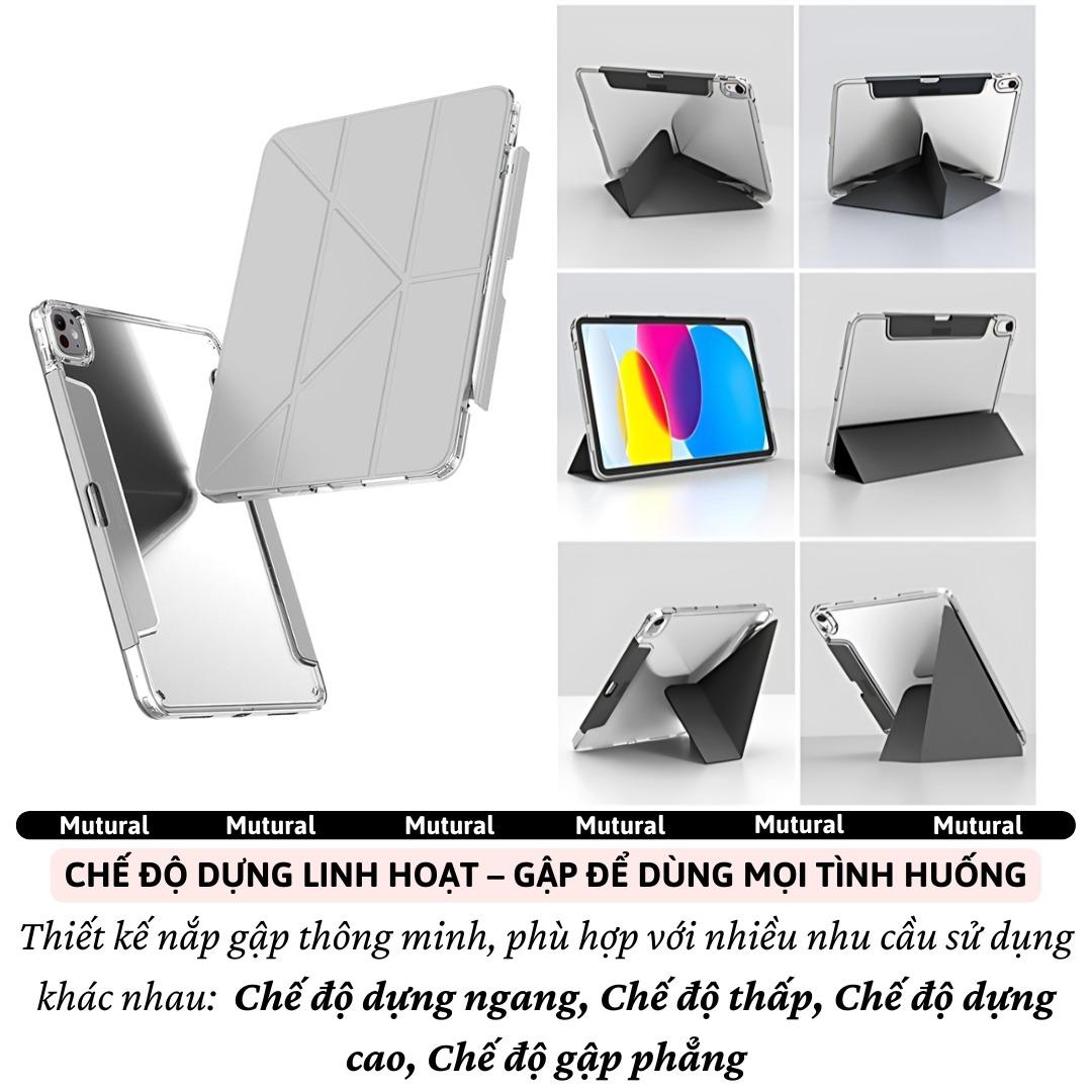 Bao Da MUTURAL Clear Pro Cho iPad Gen 10 | Gen 11 10.9 Inch Chính Hãng