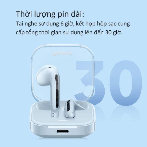 Tai Nghe Bluetooth True Wireless Xiaomi Redmi Buds 6 Active