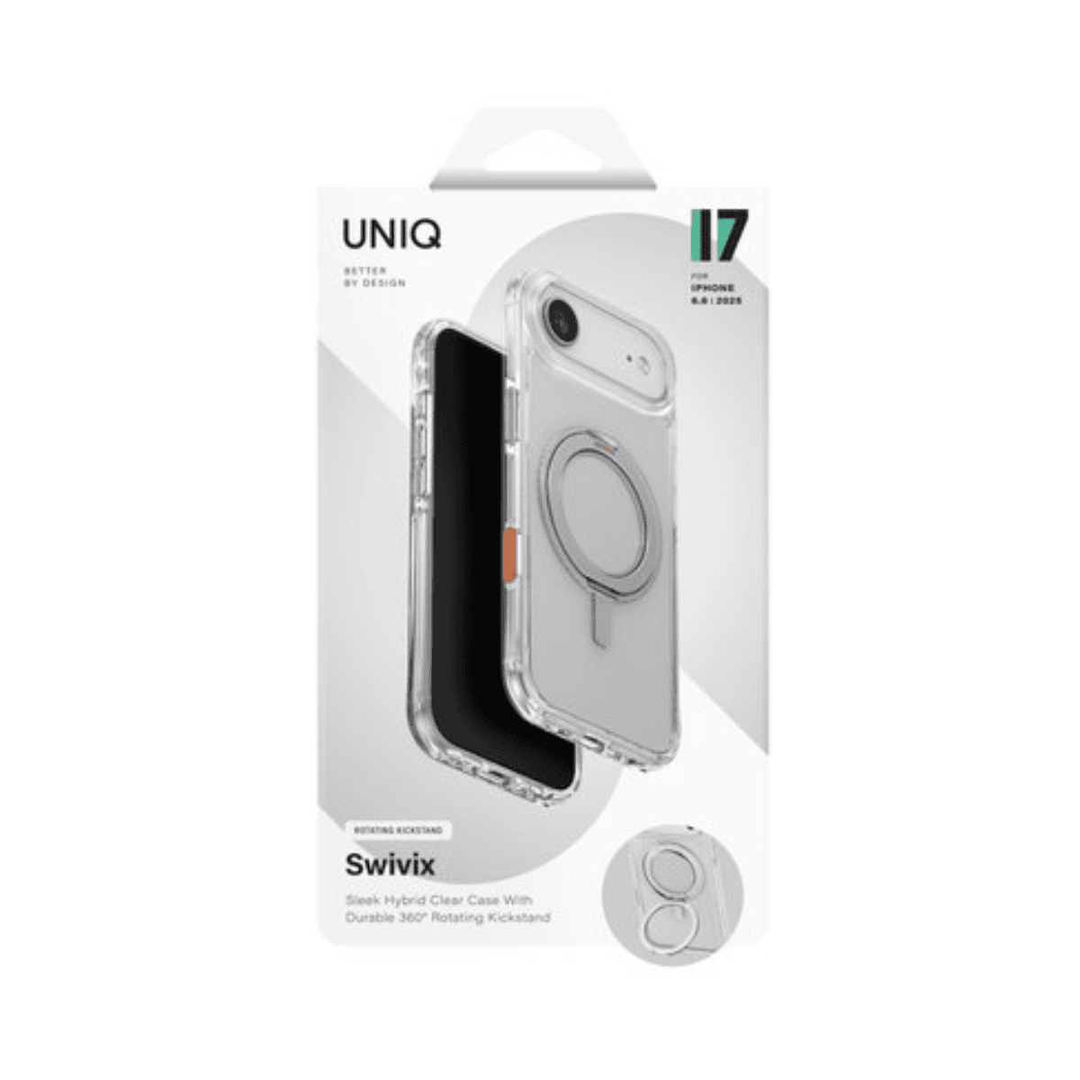 Ốp Lưng UNIQ Hybrid Swivix With 360 Rotating Kickstand Cho iPhone Air