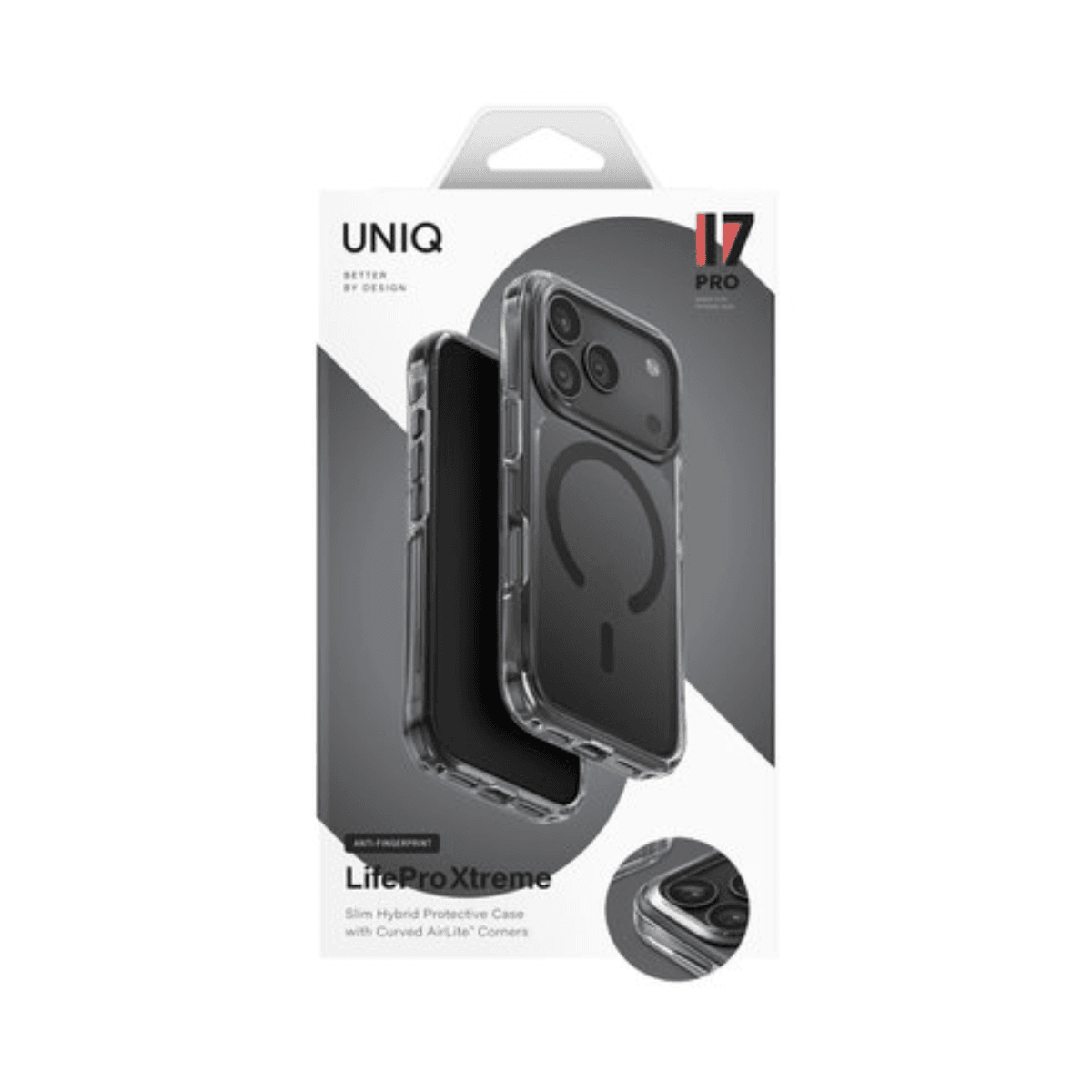 Ốp Lưng UNIQ Hybrid Magclick Charging Lifepro Xtreme Cho iPhone 17 Pro