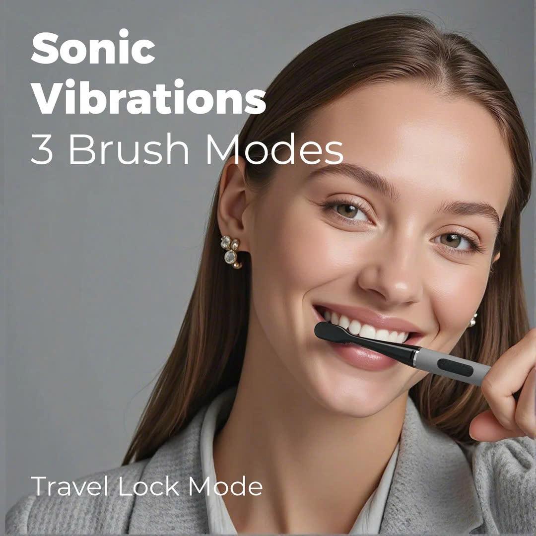 Bàn chải điện Mipow CI-900S-T Transparent Blister Packaging Chính Hãng (Đi kèm đế sạc Ceramic)