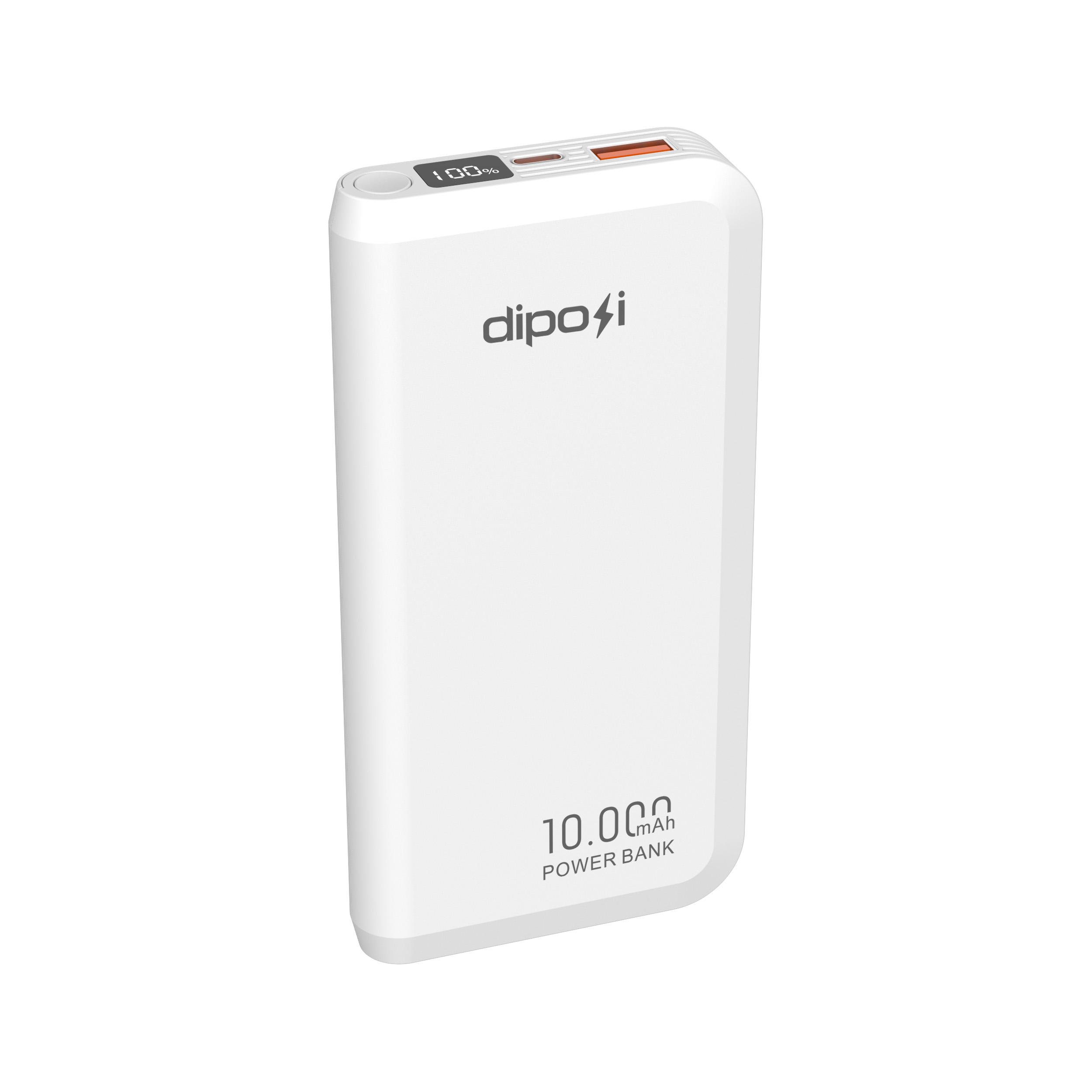 Pin Sạc Dự Phòng DIPOSI DiPow Digital Display 10000mAh Sạc Nhanh 22.5w PGK-01 Chính Hãng