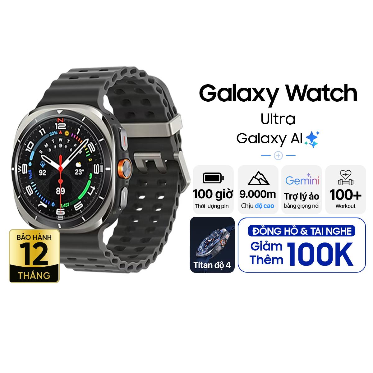 Samsung Galaxy Watch Ultra 2025 47mm LTE Chính Hãng BHĐT