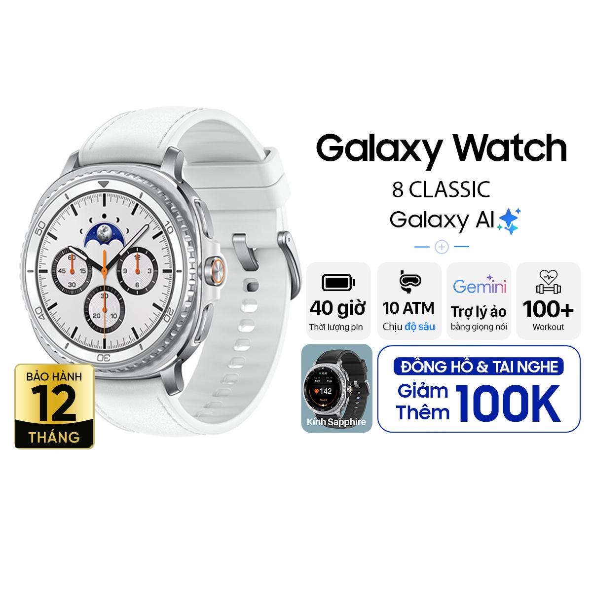 Samsung Galaxy Watch 8 Classic BT 46mm Chính Hãng - BHĐT