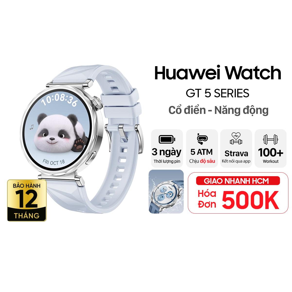 Đồng hồ thông minh Huawei Watch GT5 41mm - Dây Silicone