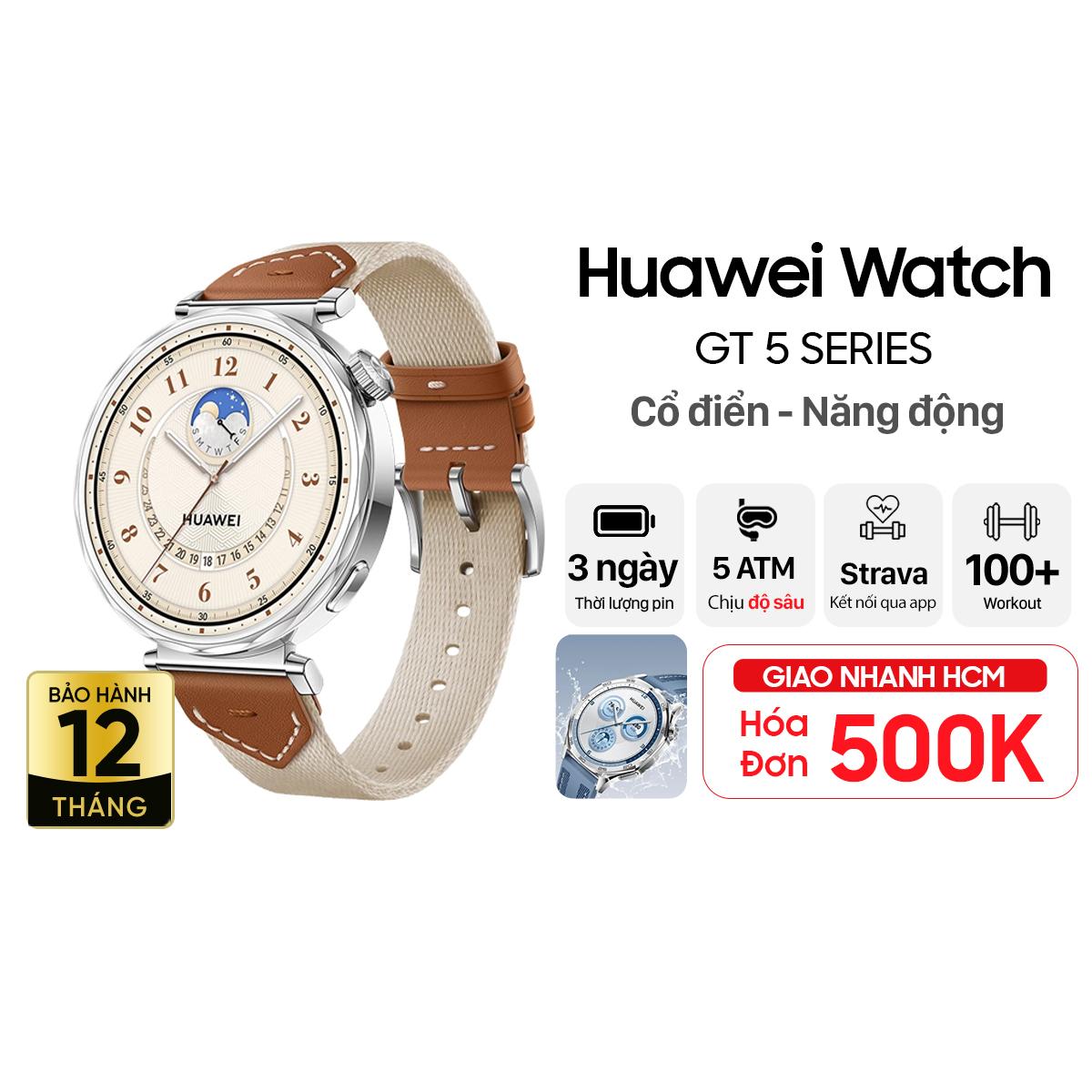 Đồng hồ thông minh Huawei Watch GT5 41mm - Dây Vải