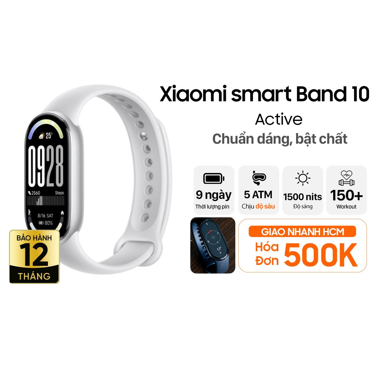 Vòng đeo tay thông minh Xiaomi Smart Band 10 Chính Hãng