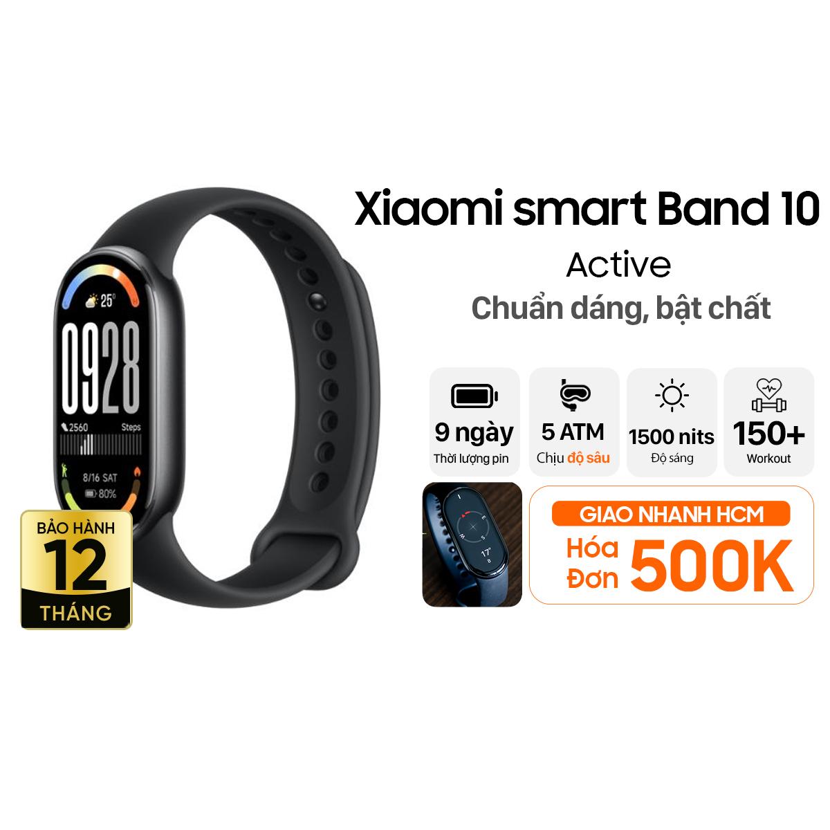 Vòng đeo tay thông minh Xiaomi Smart Band 10 Chính Hãng