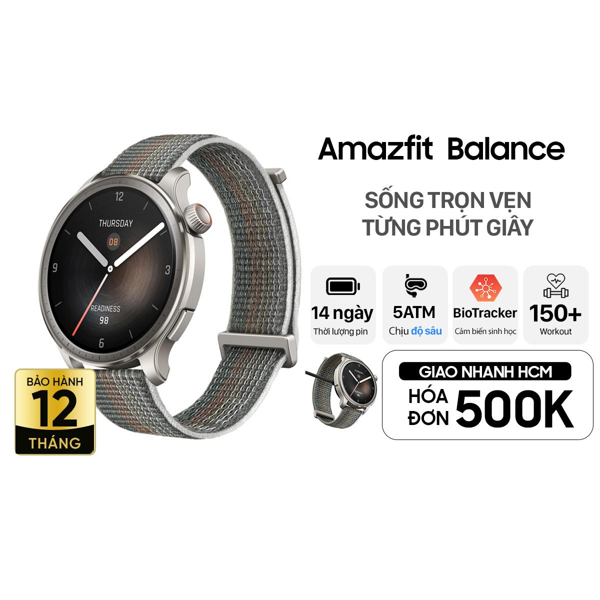 Đồng hồ thông minh Amazfit Balance 46mm Chính Hãng