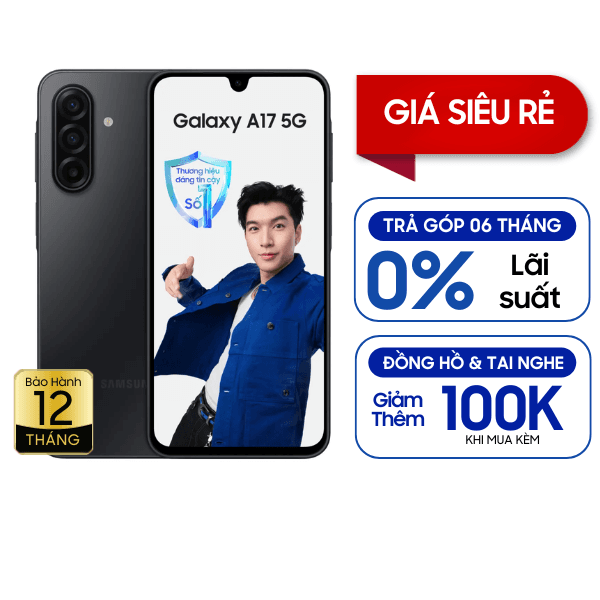 Samsung Galaxy A17 5G 8GB/128GB Chính Hãng