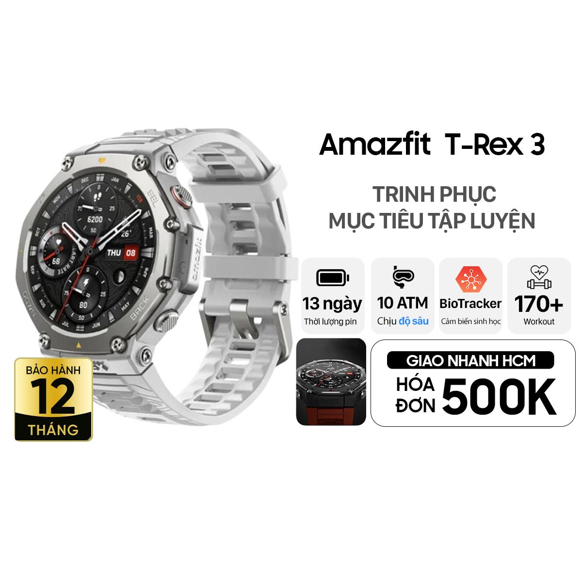 Đồng Hồ Thông Minh Amazfit T-Rex 3 47.1mm Chính Hãng