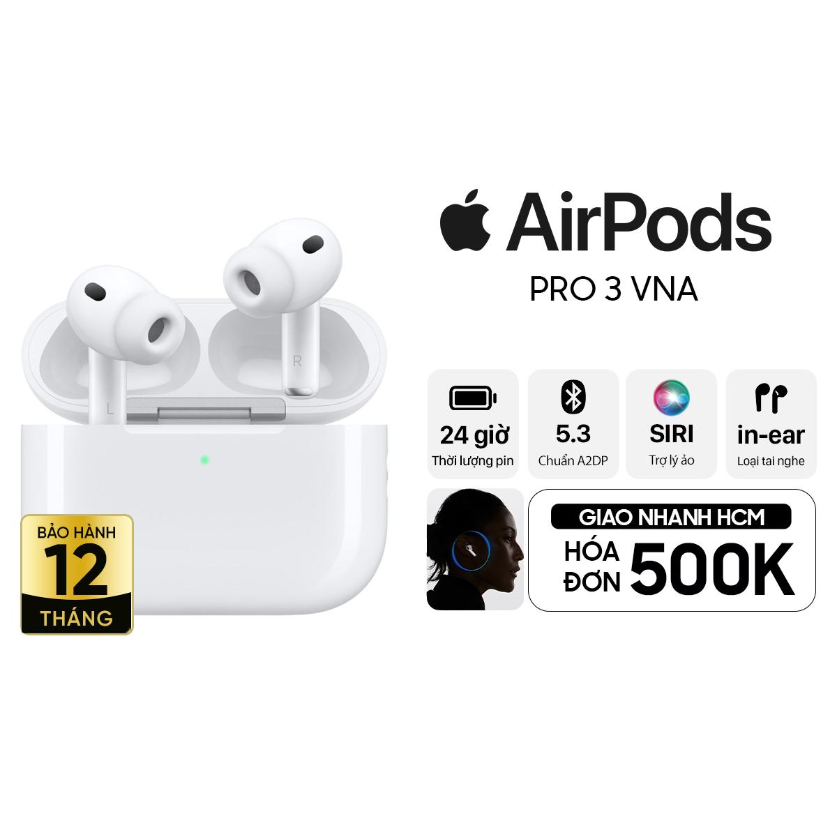 Tai nghe Bluetooth Apple AirPods Pro 3 2025 (USB-C) - Chính hãng VN