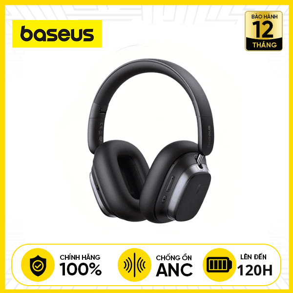 Tai Nghe Chụp Tai Bluetooth Baseus H1s