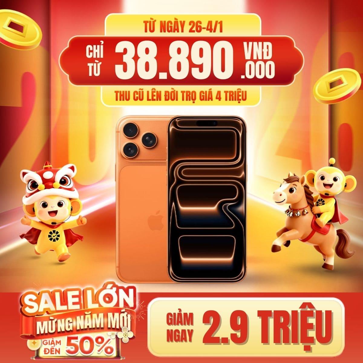 iPhone 17 Pro 512GB | Chính Hãng Apple Việt Nam