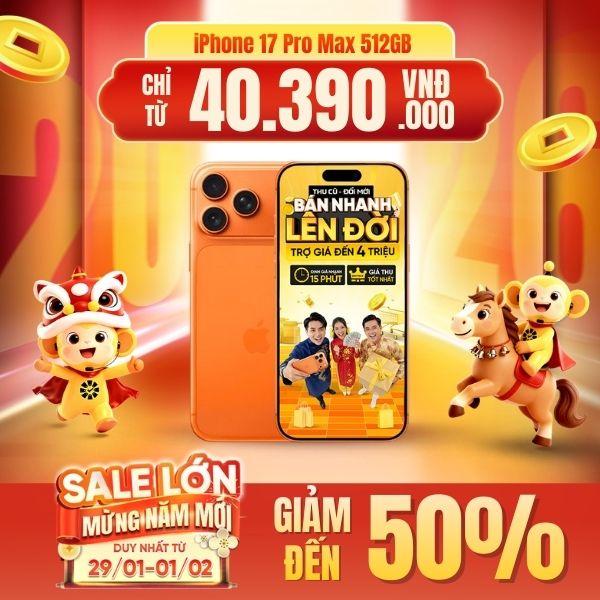 iPhone 17 Pro Max 512GB Likenew Fullbox