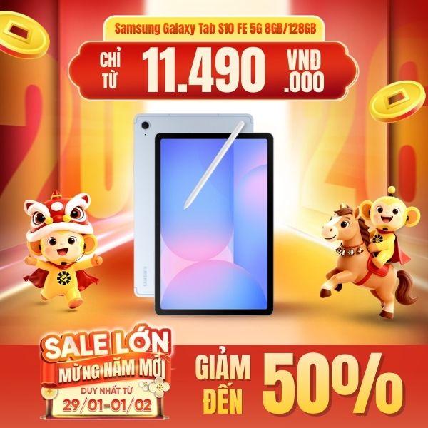 Samsung Galaxy Tab S10 FE 5G 8GB/128GB Chính Hãng
