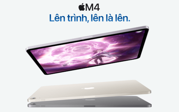 Chip M4 mạnh mẽ