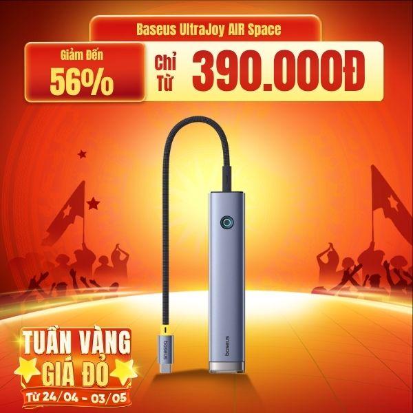 Hub Chuyển Đổi Baseus UltraJoy AIR Space 7 cổng
