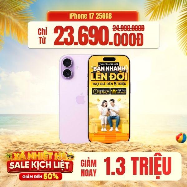 iPhone 17 256GB | Chính Hãng Apple Việt Nam