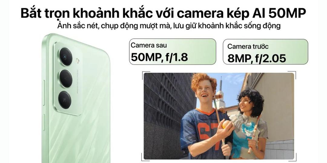 Camera kép AI 50MP