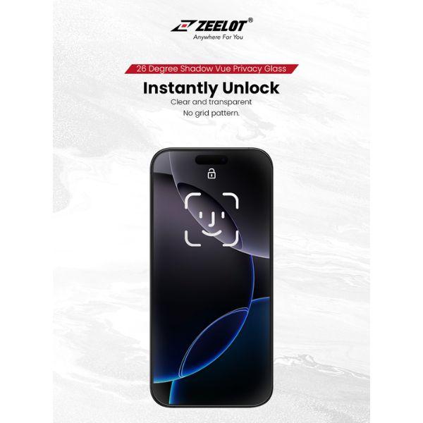 Miếng Dán Cường Lực Chống Nhìn Trộm Kèm Khung Solidsleek Zeelot cho iPhone