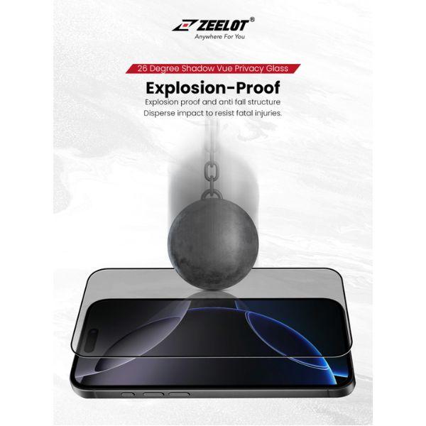 Miếng Dán Cường Lực Chống Nhìn Trộm Kèm Khung Solidsleek Zeelot cho iPhone