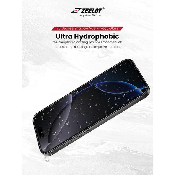 Miếng Dán Cường Lực Chống Nhìn Trộm Kèm Khung Solidsleek Zeelot cho iPhone