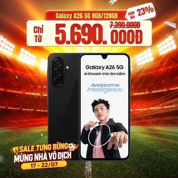 Samsung Galaxy A26 5G 8GB/128GB Chính Hãng - BHĐT