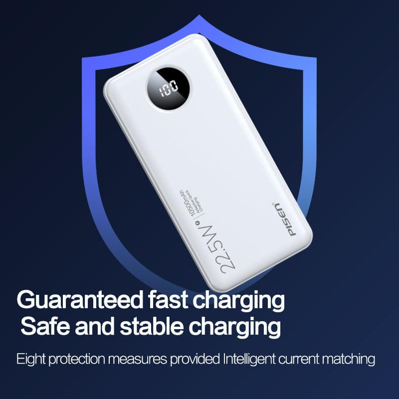 Pin Sạc Dự Phòng Pisen PRO Power Cube 22.5W 10500mAh Chính Hãng