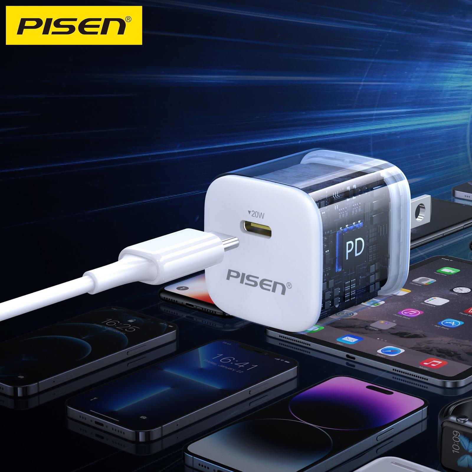 Cáp Sạc Pisen Mr White C To C 100W 1m Chính Hãng