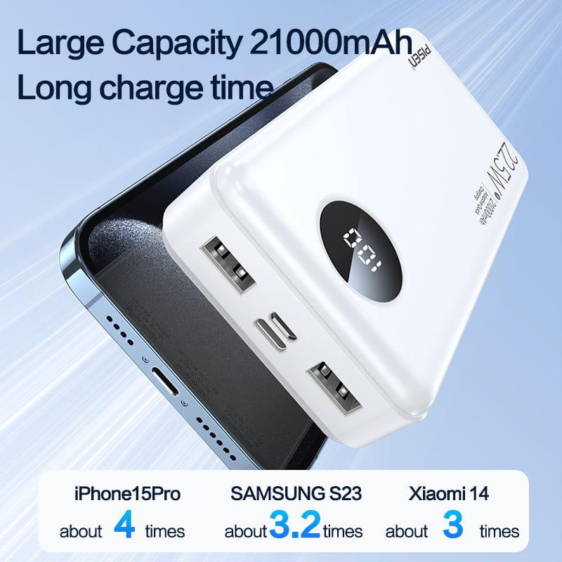 Pin Sạc Dự Phòng Pisen PRO Power Cube 22.5W 21000mAh Chính Hãng