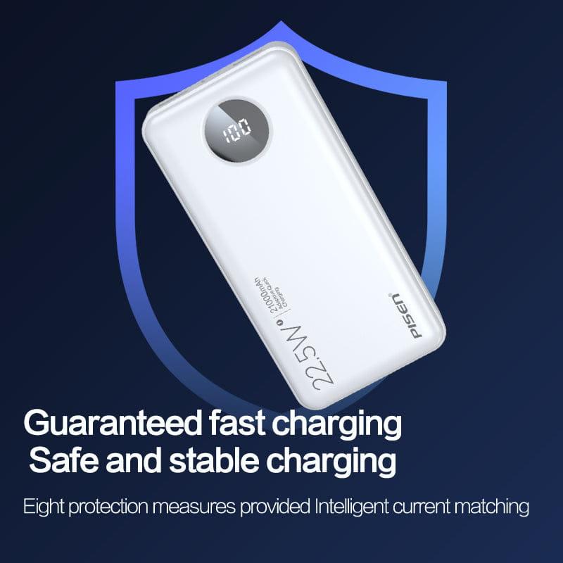 Pin Sạc Dự Phòng Pisen PRO Power Cube 22.5W 21000mAh Chính Hãng
