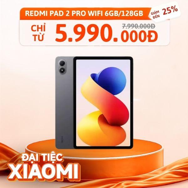 Xiaomi Redmi Pad 2 Pro Wifi 6GB/128GB Chính Hãng