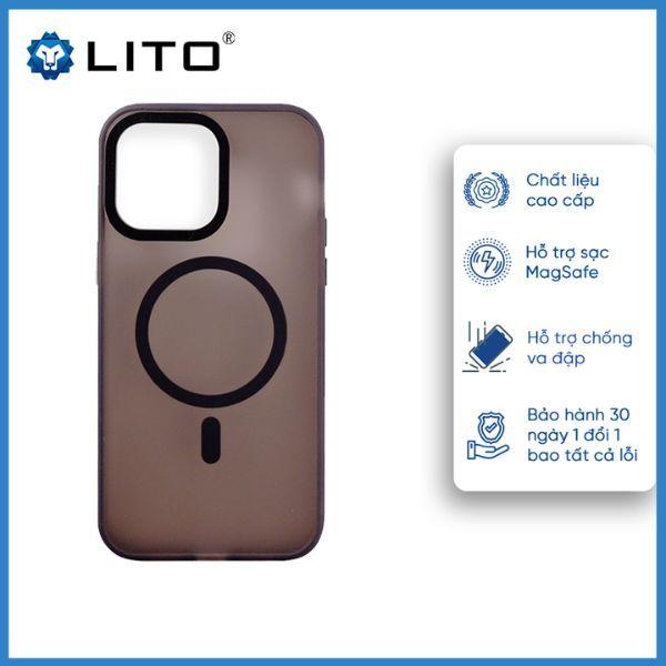 Ốp Lưng Magsafe LITO Cho iPhone 15 Pro Max