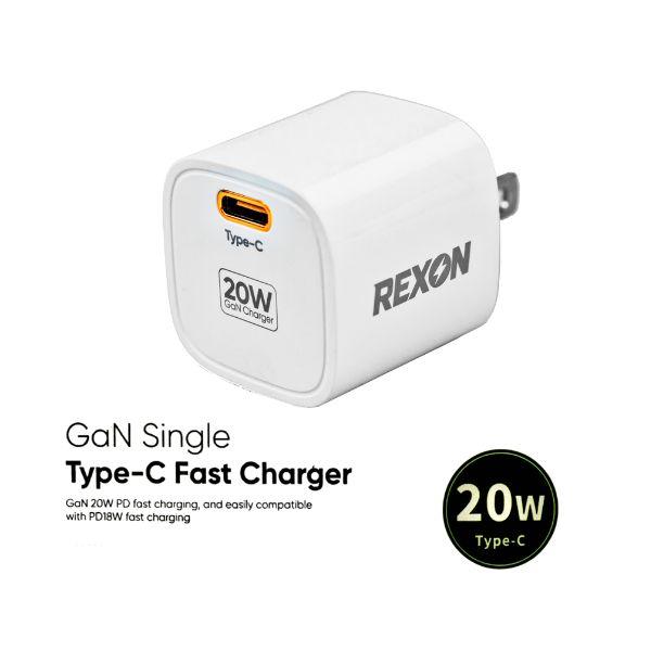 Củ Sạc Nhanh Rexon PD 20W PML353 Chính Hãng