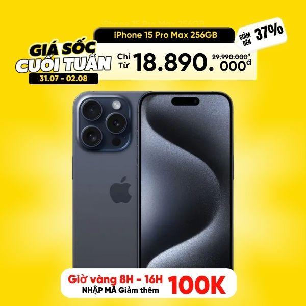 iPhone 15 Pro Max 256GB Máy Đẹp