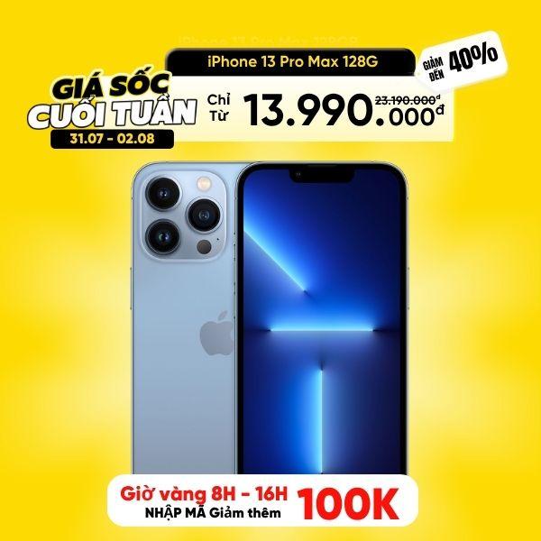 iPhone 13 Pro Max 128GB I Chính Hãng VN/A - Hàng Demo Mới Fullbox