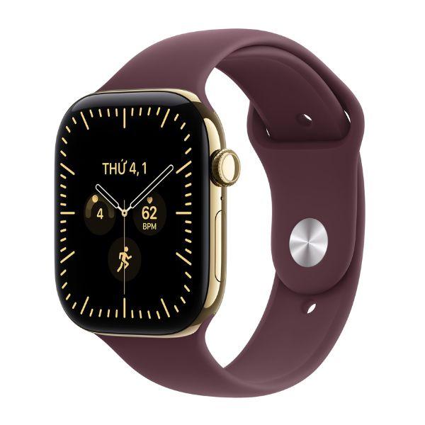 Apple Watch Series 12 42mm GPS + Cellular Viền Titan Dây Cao Su Chính Hãng Apple Việt Nam