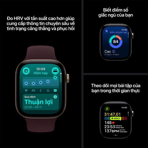 Apple Watch Series 12 42mm GPS + Cellular Viền Titan Dây Milan Chính Hãng Apple Việt Nam