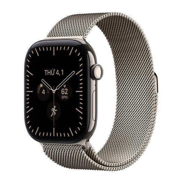 Apple Watch Series 12 46mm GPS + Cellular Viền Titan Dây Milan Chính Hãng Apple Việt Nam