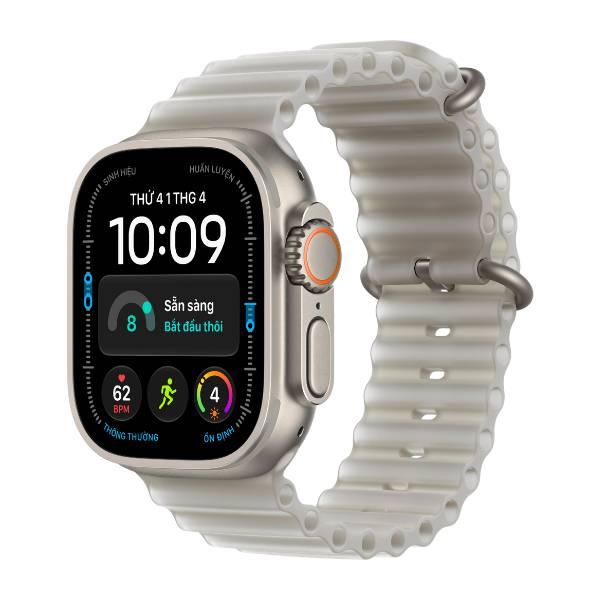 Apple Watch Ultra 4 49mm GPS + Cellular Viền Titanium Tự Nhiên - Dây Ocean Chính Hãng Apple Việt Nam
