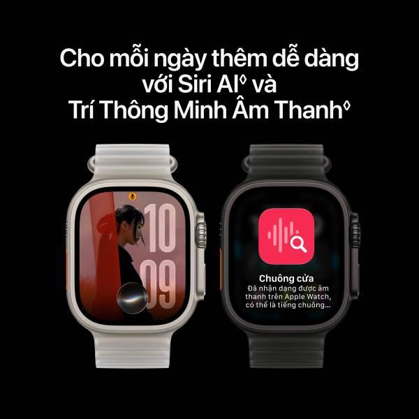 Apple Watch Ultra 4 49mm GPS + Cellular Viền Titanium Tự Nhiên - Dây Milan Chính Hãng Apple Việt Nam