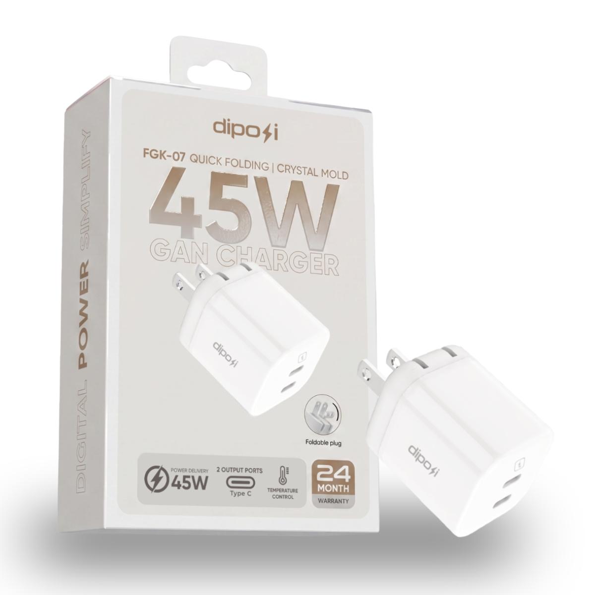 Củ sạc nhanh Diposi 2C 45W Chính Hãng