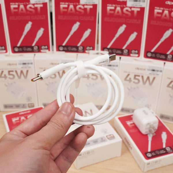 Cáp sạc Silicone Diposi Type-C to Type-C 100W Chính Hãng