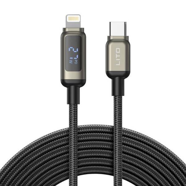 Cáp Sạc Type C to Lightning LITO LD15CL 27W Chính Hãng